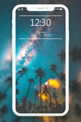 Blue Wallpaper android App screenshot 1